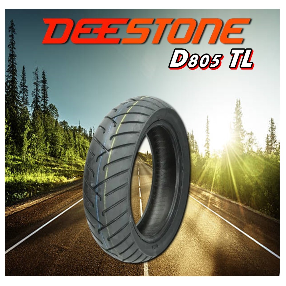 ยางมอเตอร์ไซค์ขอบ 12 ยี่ห้อ DEESTONE D805 TL ขนาด 110/90-12 , 100/90-12 ...