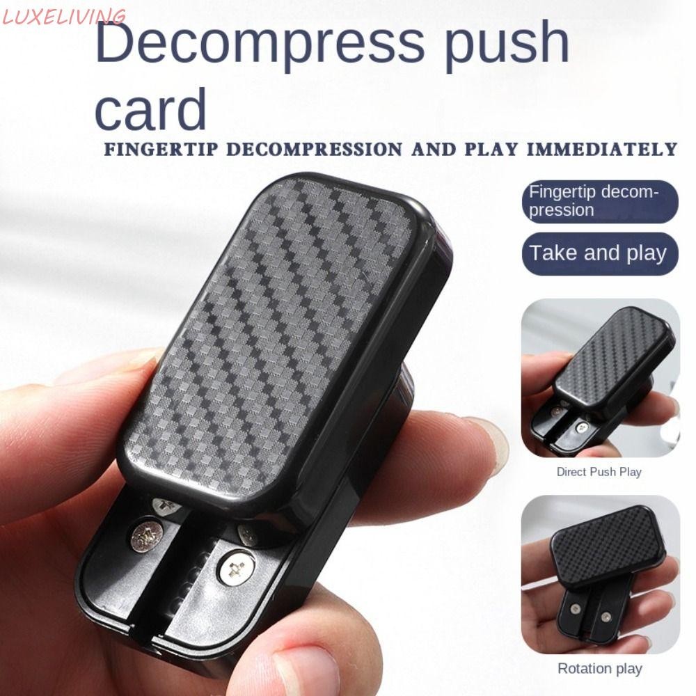 LUXELIVING แม่เหล็ก Push Card, Simple ABS Slider Pushing แผ่น, Fidget ...