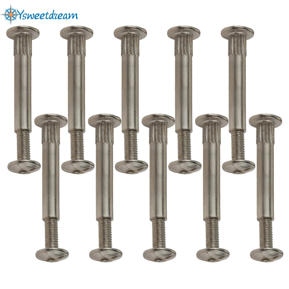 10 ชิ้น M5 M8 Splint Nut ชาย-หญิง Snap Rivet ก้นสกรู Nut เฟอร์นิเจอร์ ...