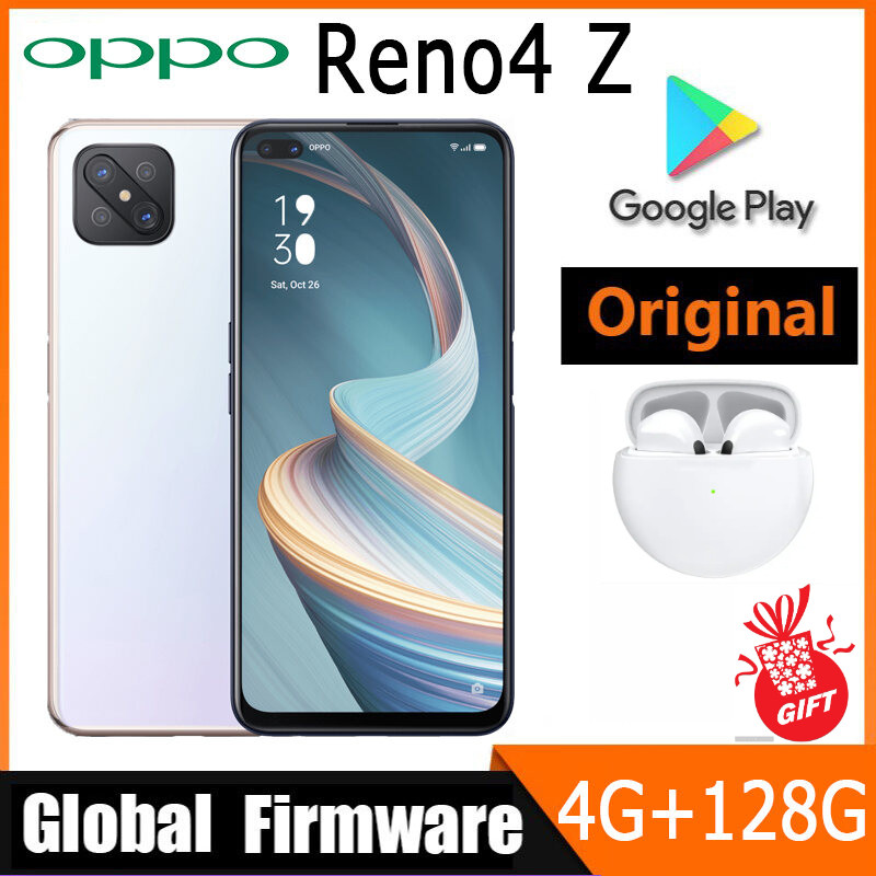 Oppo Reno4 Z 5G สมาร์ทโฟน Global เฟิร์มแวร์ 8GB + 128GB 6.57 