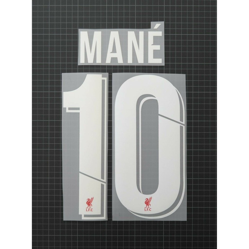 เบอร์ชุด ทรานเฟอร์ MANE 10 2018-2021 Player Size European Cup White ...