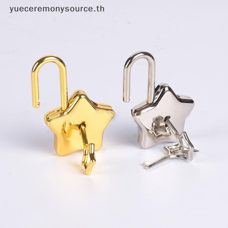 SELL BEST Star Shape Archaize Padlocks Locker Security Key Lock พร้อม ...