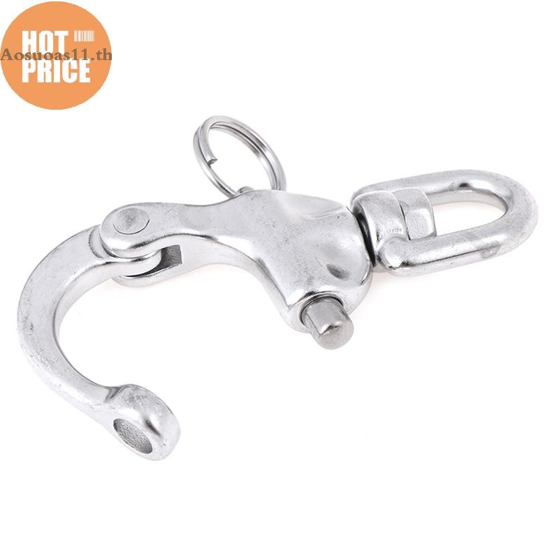 Aosuoas สแตนเลส Quick Release เรือ Chain Shackle Swivel Snap Hook 70 ...