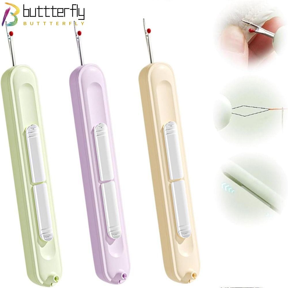BUTTTERFLY Threading Needle Threader, DIY อุปกรณ์เย็บผ้าเย็บปักถักร้อย ...