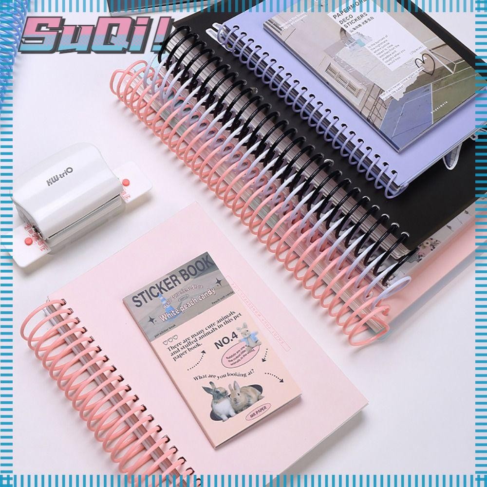 Suqi 5PCS หลวม-leaf Binding Strip,เกลียวพลาสติกหลวม-leaf Binding Coils ...