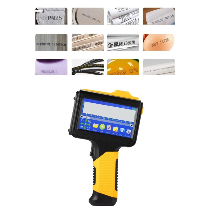 PCF* 12 7 มม. BarBatchCode โลโก้หมายเลขวันที่มือถือ Thermals Jet Inkjet ...