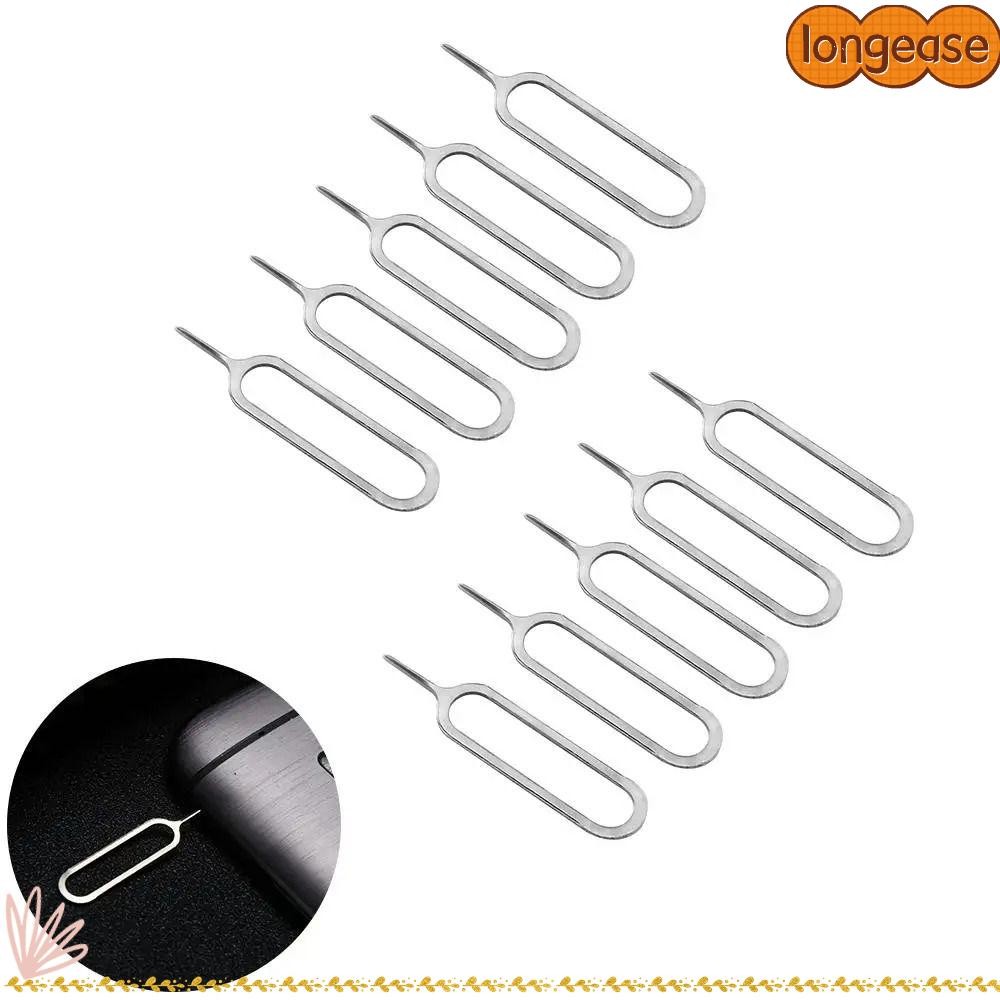 LONGE 1/10PCS Card Extractor, Universal โทรศัพท์อุปกรณ์เสริมซิมการ์ดถาด ...