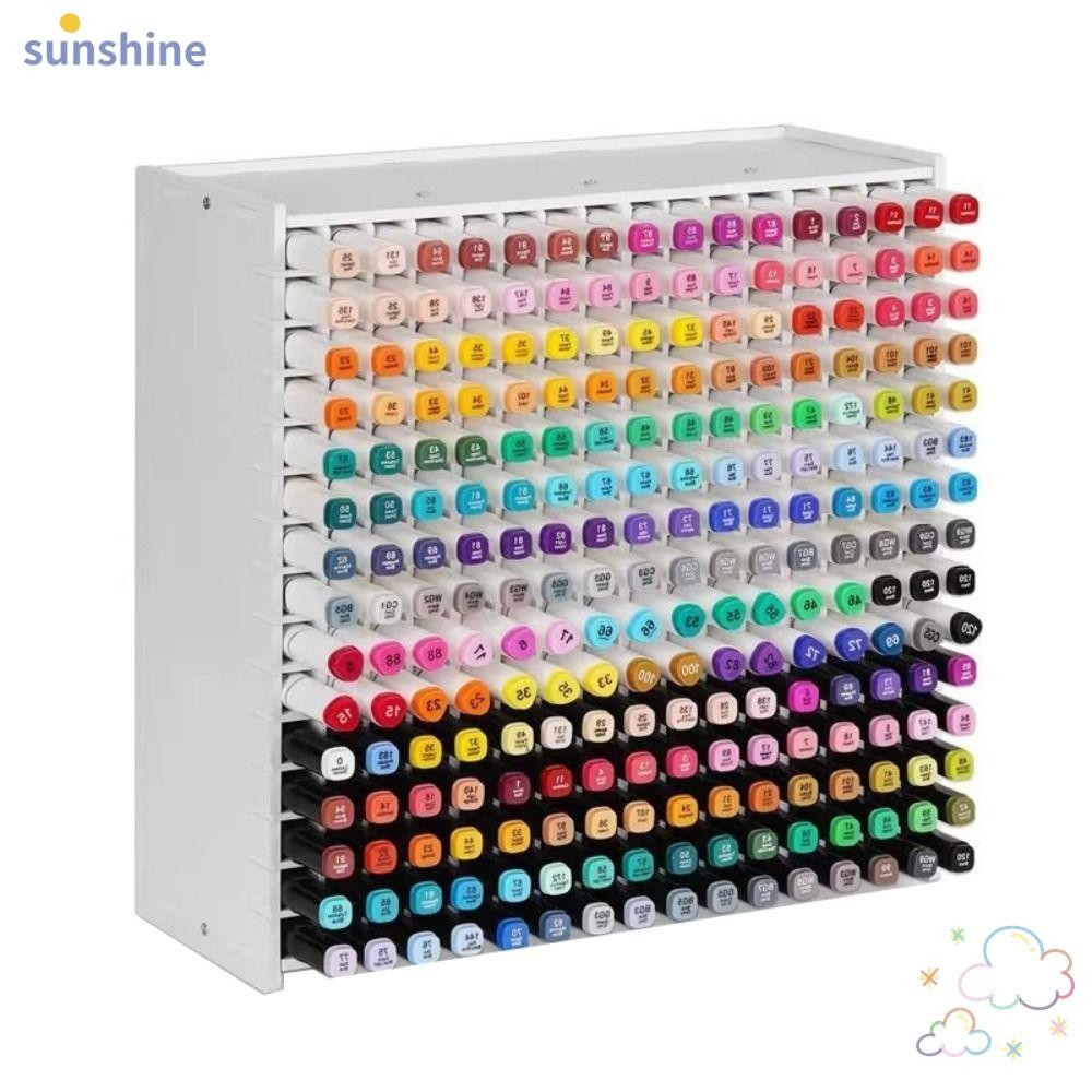 SSUNSHINE Art Marker Rack, PVC ขนาดใหญ่ความจุ Marker ปากกา, 72/120/180 ...