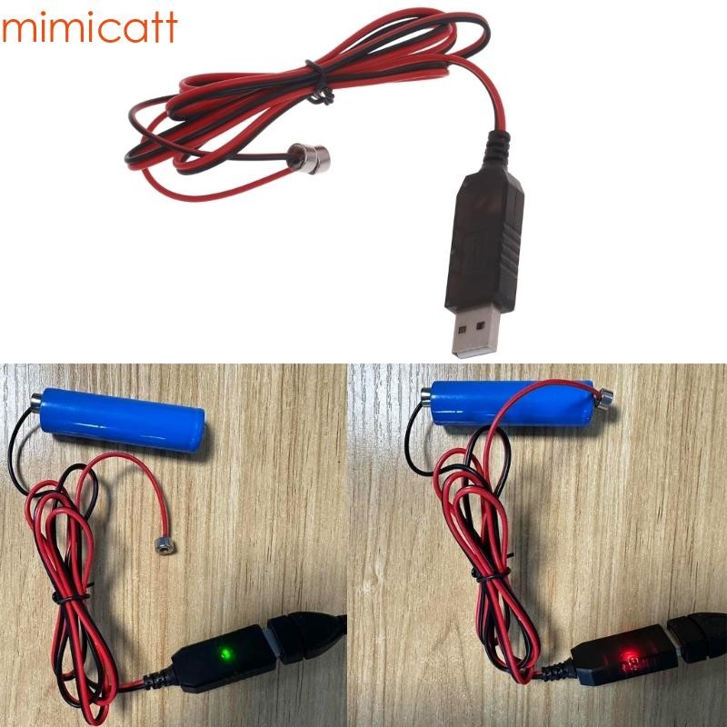 Mim แบตเตอรี่ลิเธียมแบบชาร์จไฟได้ USB Magnetic Charger สายไฟสําหรับ 3 ...