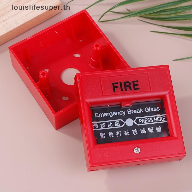 LLS Red Fire Alarm Breaking Glass Release ฉุกเฉินประตู Release Glass ...