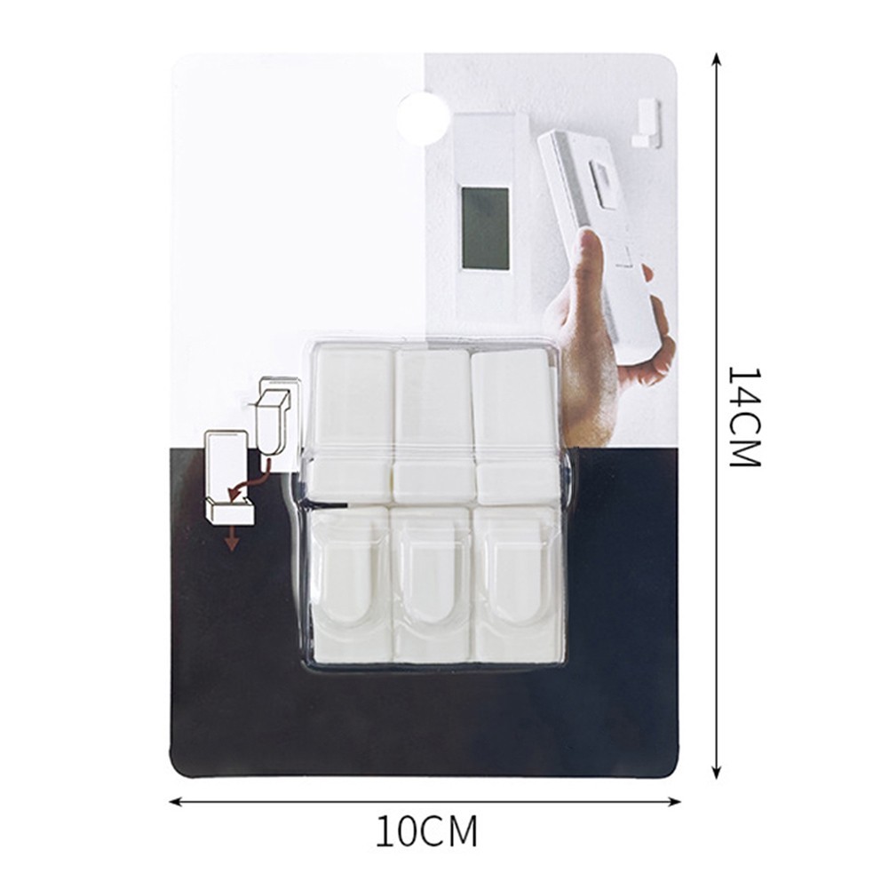 Sticky Hook Organization Racks Sensors อุปกรณ์จัดเก็บข้อมูล 3 ชิ้น ABS ...