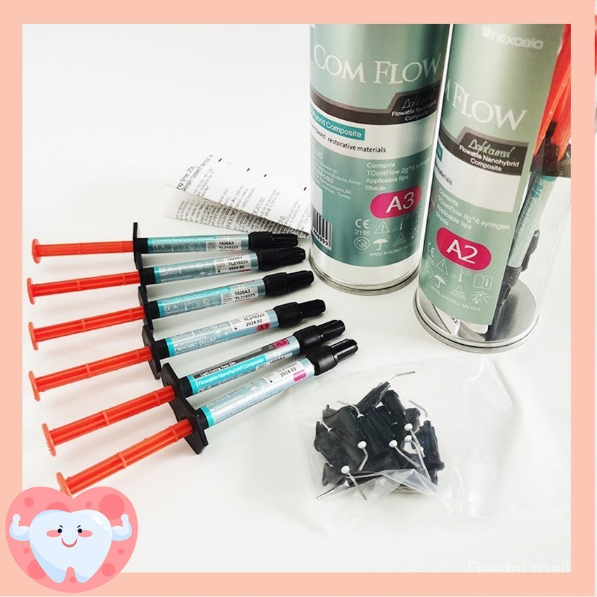 6pcs Flow Composite Flowable Light Cure วัสดุทันตกรรมบรรจุของเหลวเรซิ่น ...