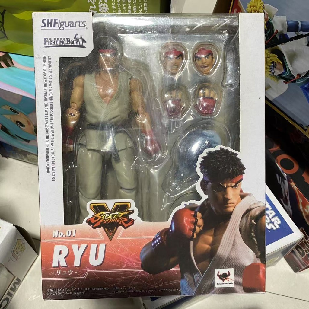 Shf Street Fighter Fighting Game NO.01 RYU Action Figure | Shopee Thailand