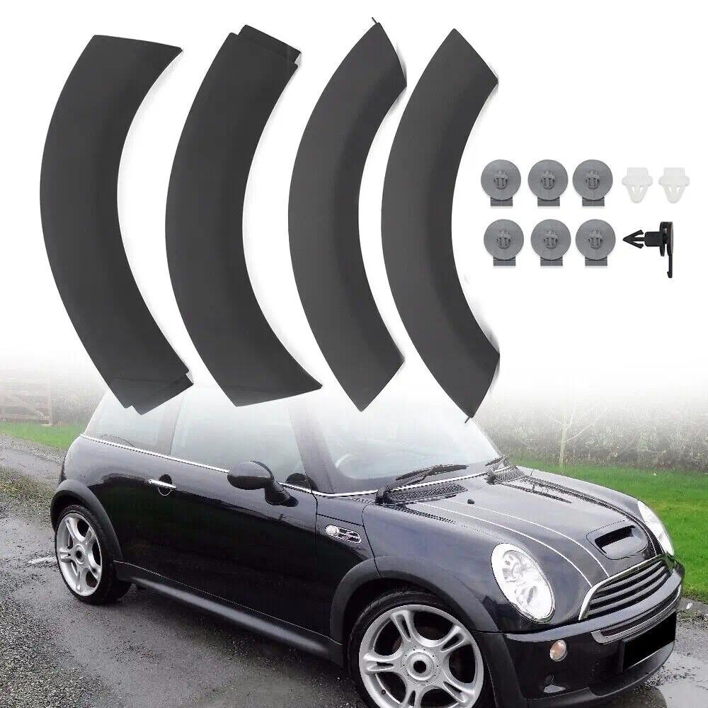 รถล้อ Arch Trim Eyebrow Upper Fender ยางเครื่องมือสําหรับ BMW Mini ...