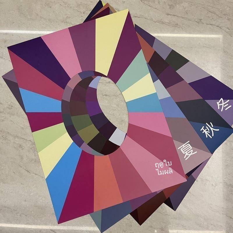 personal color การทดสอบสีผิวสี่ฤดูกาล four seasons test card cold and ...