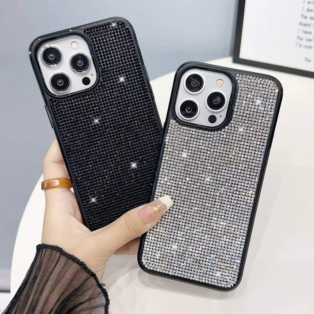 เคสไอโฟน rhinestone ท้องฟ้า แฟลช iPhone Case แฟชั่นหรูหรา สไตล์เรียบ ...