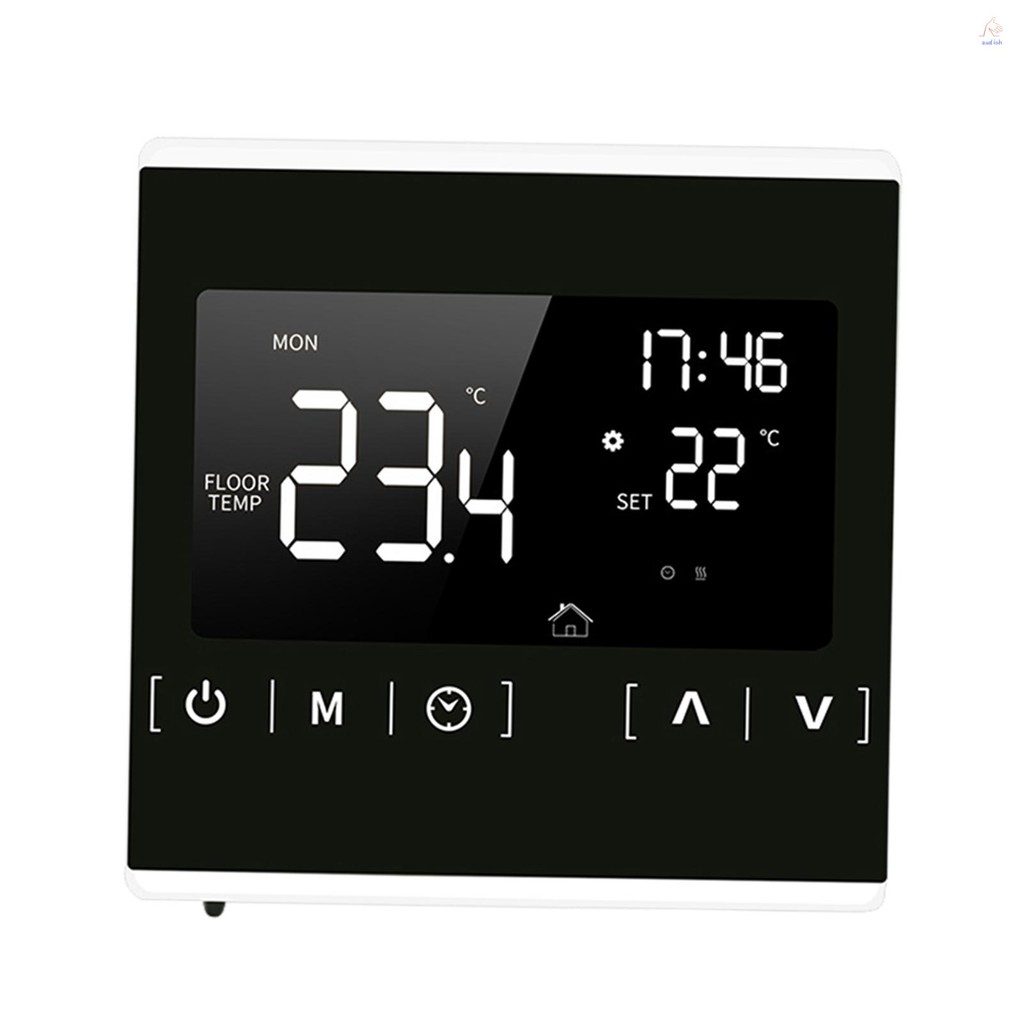 สมาร์ท LCD Touchscreen Thermostat สําหรับ Home Programmable ไฟฟ้าระบบ ...
