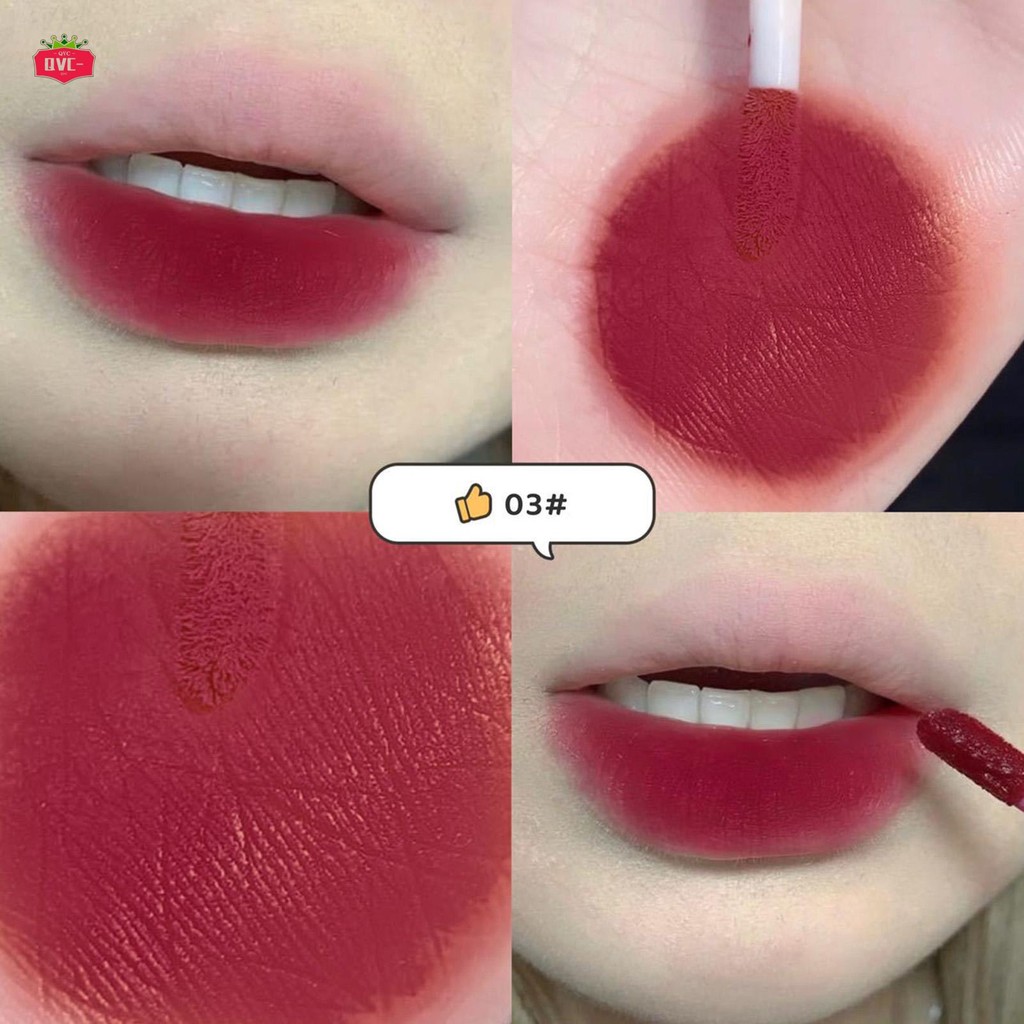 3 ชิ้น Black Rabbit Matte Liquid ลิปสติก Moisturizing Velvet Lip Tint ...