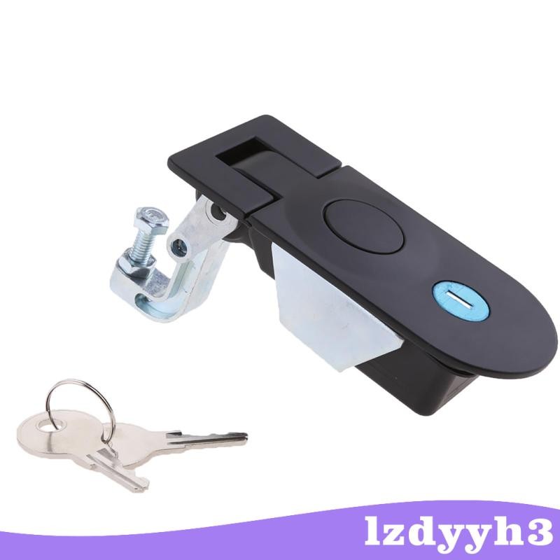 [Lzdyyh3] การบีบอัด Black Flush Mount Push Locks Latch Tool Box Trailer ...