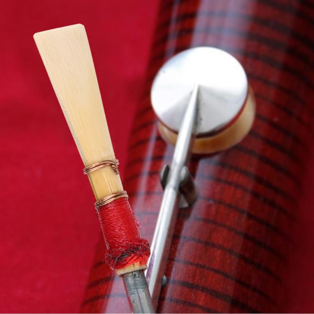 Bassoon Bassoon Reeds ขนาดกลางขนาด 5 แพ็คสีเข้มที่เต็มไปด้วยเสียง ...
