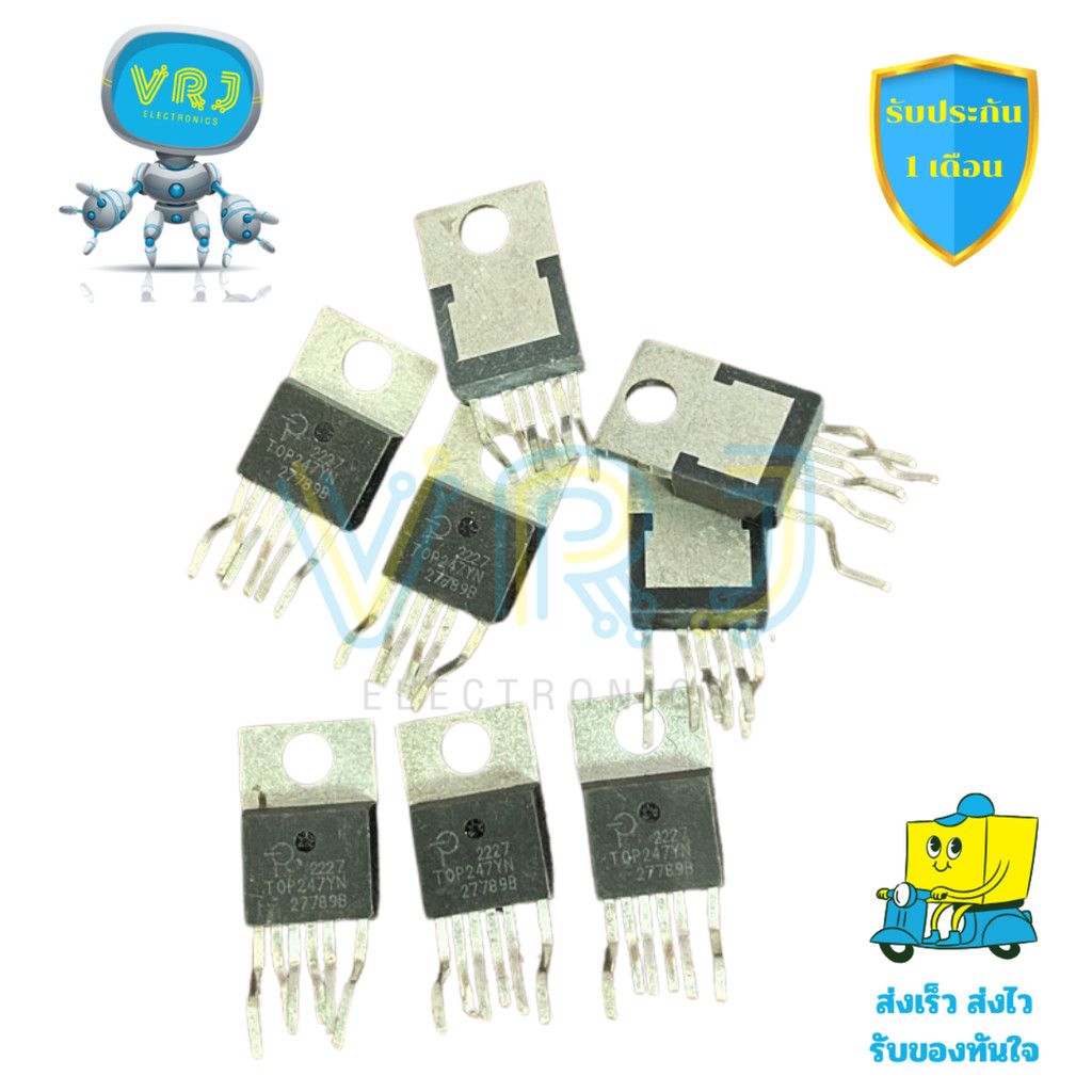 IC TOP247YN สำหรับงานสวิตชิ่งเพาเวอร์ซัพพลาย TO-247 รุ่นแรงดันสูง 600V ...