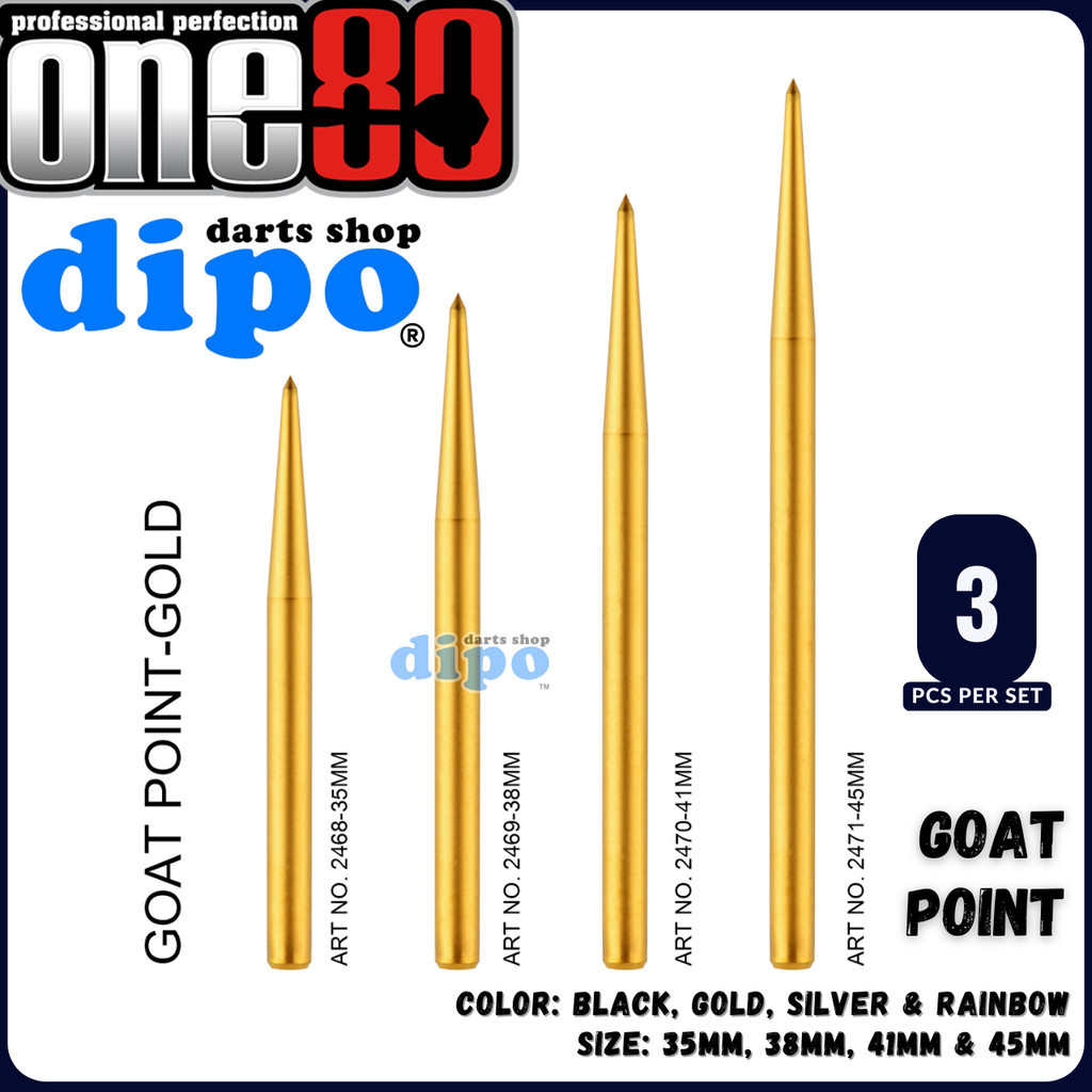 ONE80 Goat Point (เคล็ดลับเหล็กเปลี่ยน 3 ชิ้น) - ONE80 Darts Point ...