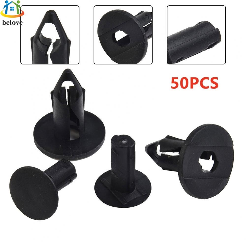 [BLOD]50Pc 8mm ATV \UTV Car Shield Push Pin Rivet Retainer Clip For ...