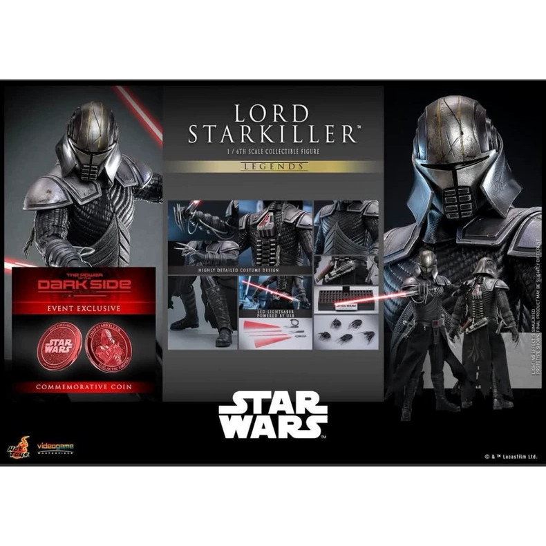 Hottoys HT 1/6 Star Wars the Force เปิดตัว Starslayer VGM63B | Shopee ...