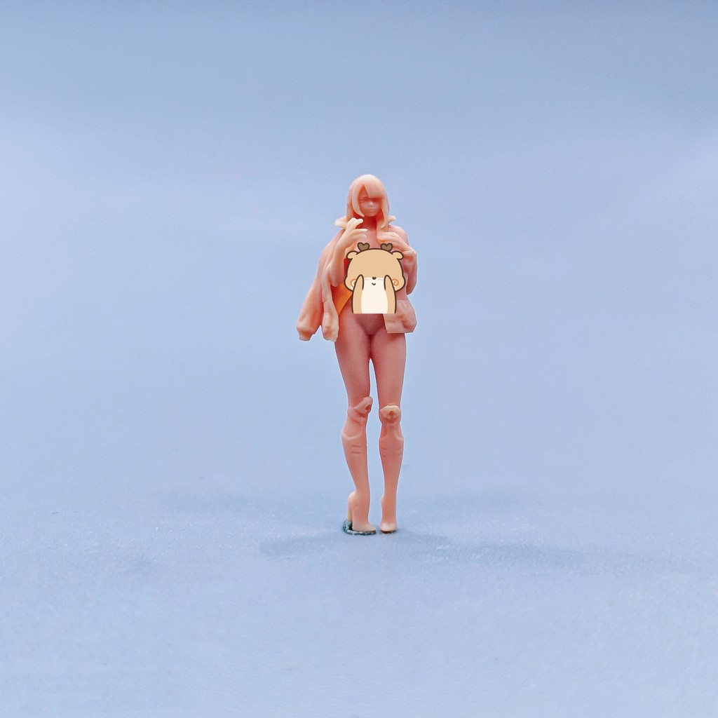 [Uh Hum Model] 1: 64 Doll 1: 43 Miniature White Model Cyberpunk Lucy ...