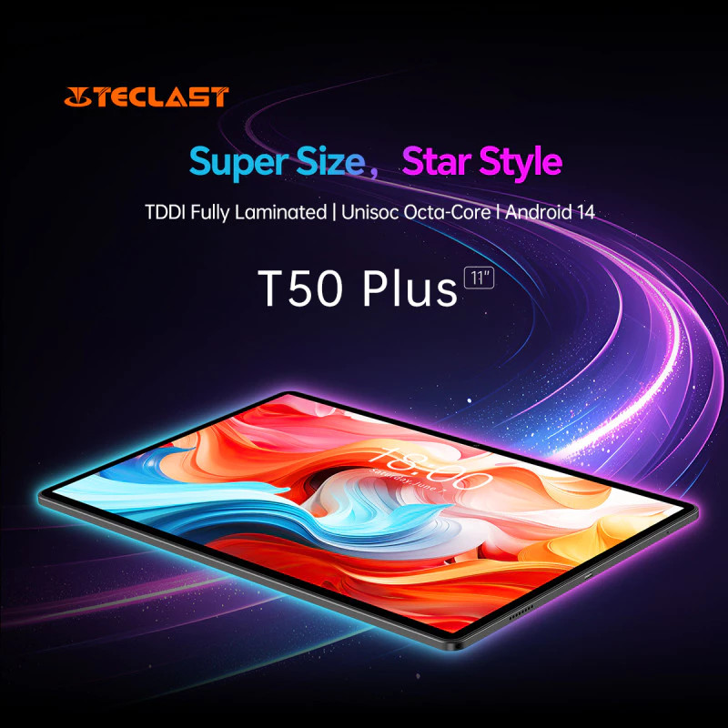 Teclast T50 Plus Tablet แท็บเล็ต 90hz 11นิ้ว 16GB + 256GB + ขยาย 1TB ...