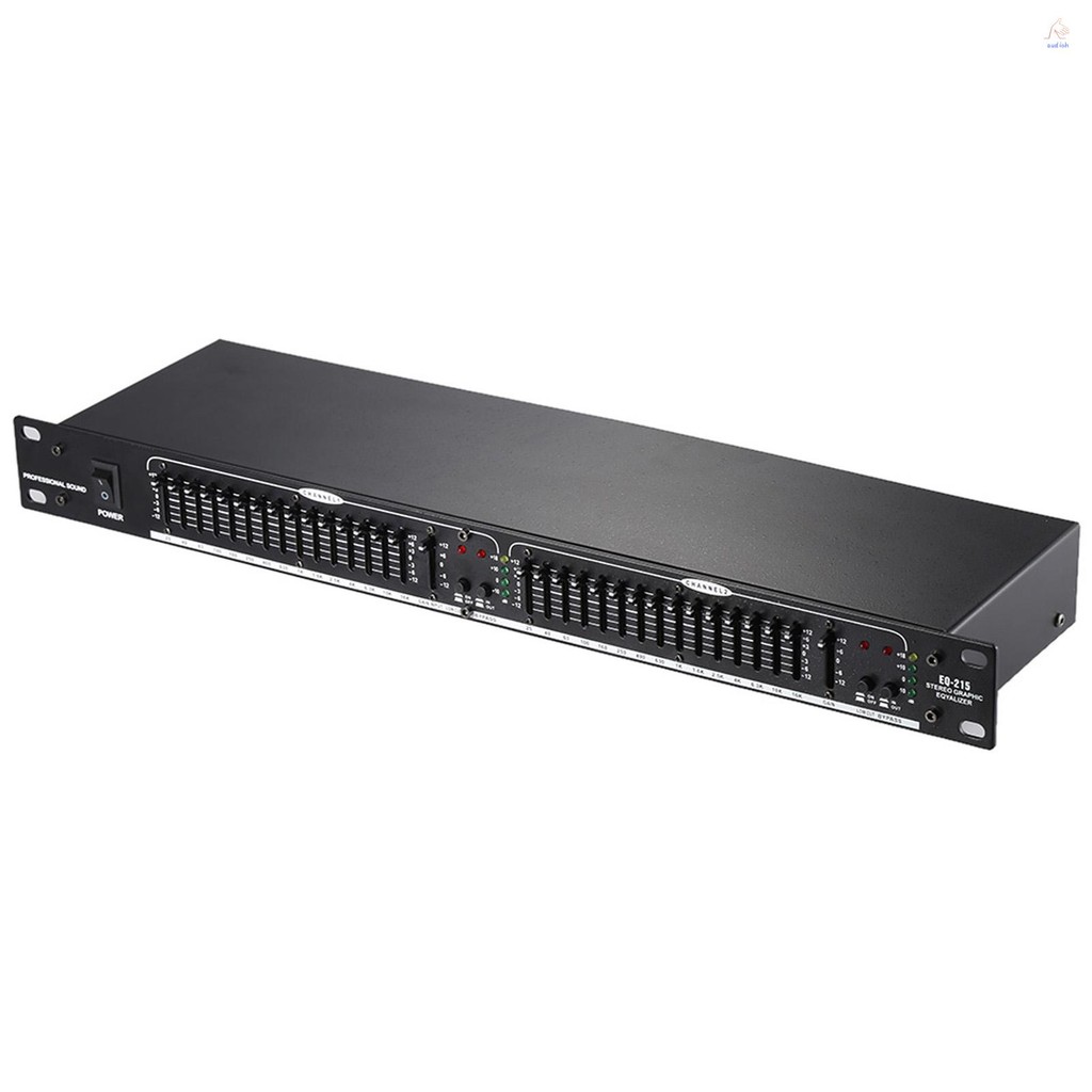Eq-215 Dual Channel 15-Band Equalizer 1U Rack Mount | Shopee Thailand