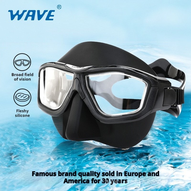 WAVE M1417 Freediving Mask หน้ากากดำน้ำแบบฟรีไดฟ์ การออกแบบปริมาตรต่ำ ...