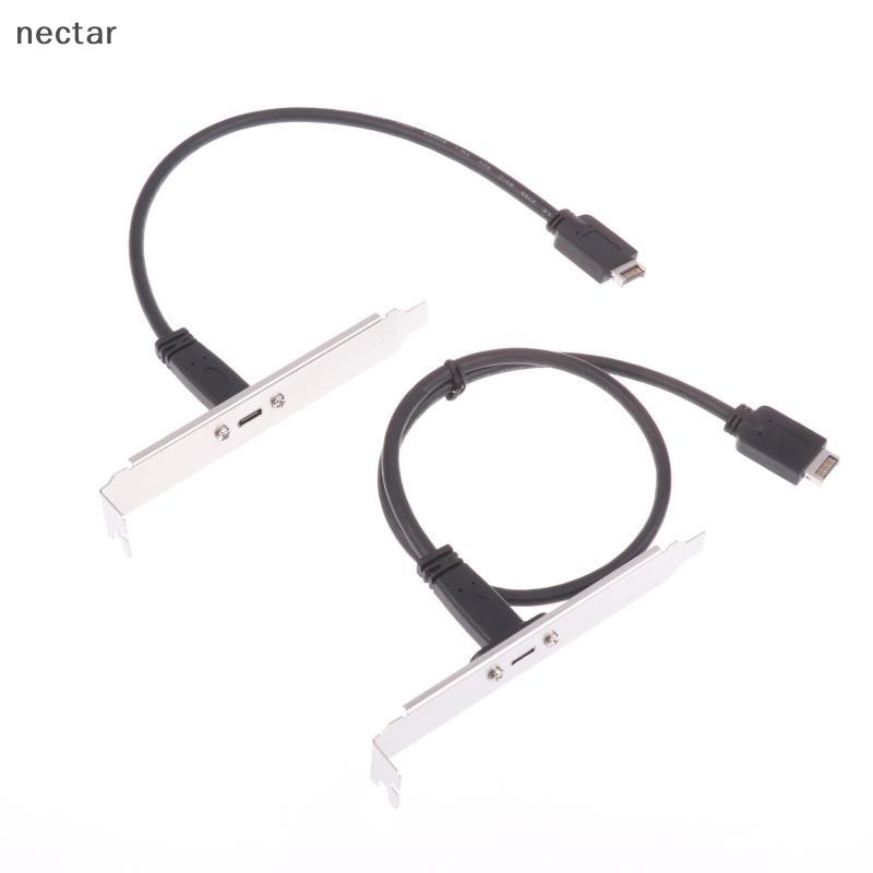 TAR 1 ชิ้น Type-E ถึง USB-C ประเภท C หญิงเชื่อมต่อสายไฟแผง Mount สกรู ...