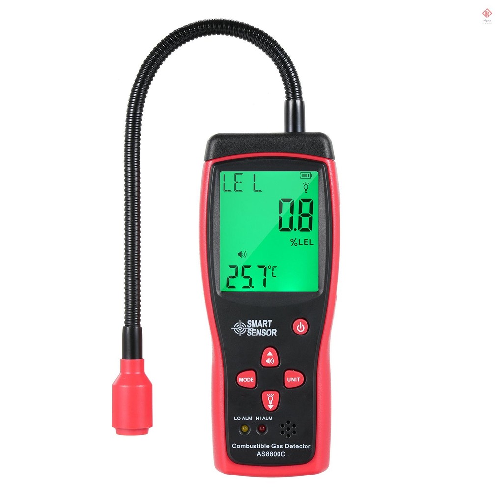 Smart SENSOR Handheld Combable Gas Leak Detector ก๊าซธรรมชาติ Leakage ...