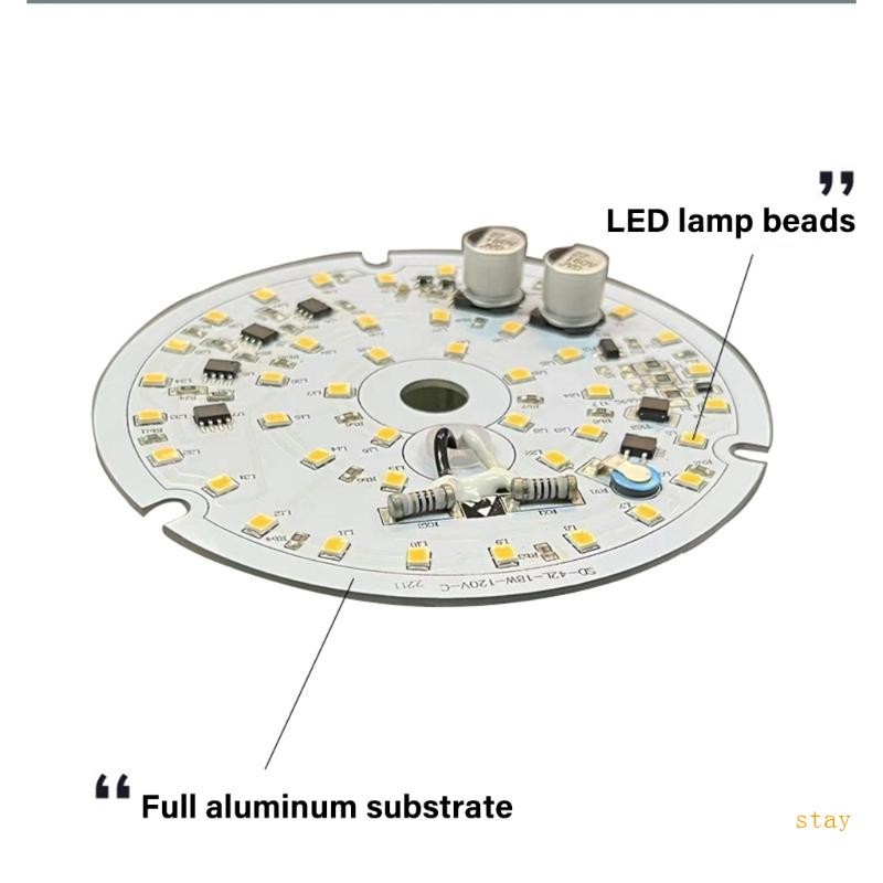 Stay 120V 18W แผงเปลี่ยนไฟฟลัชหรี่แสงได้ LED ชุดติดตั้งเพิ่มแผงบอร์ดไฟ ...