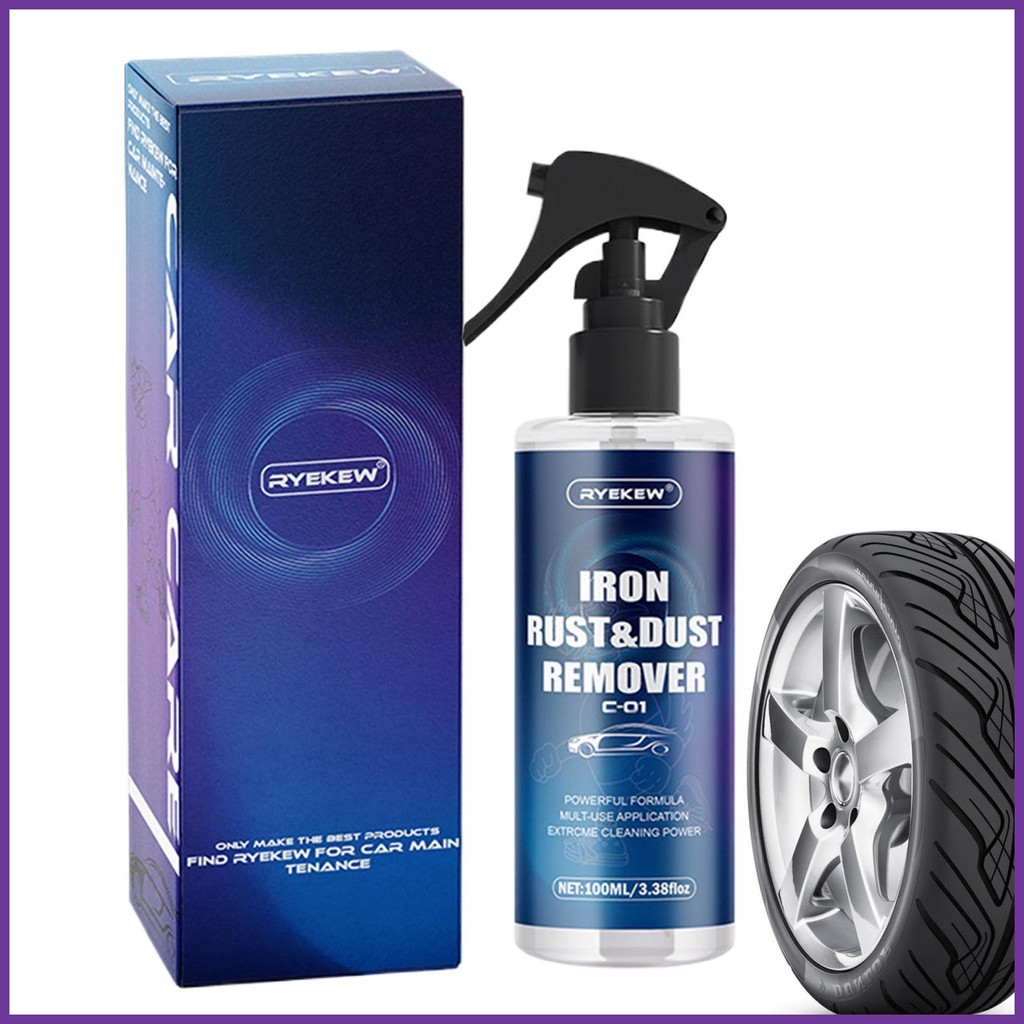 Rust Remover 100ml ยางรถ Rust Remover รถ Rust Remover ผงเหล็ก Remover ...