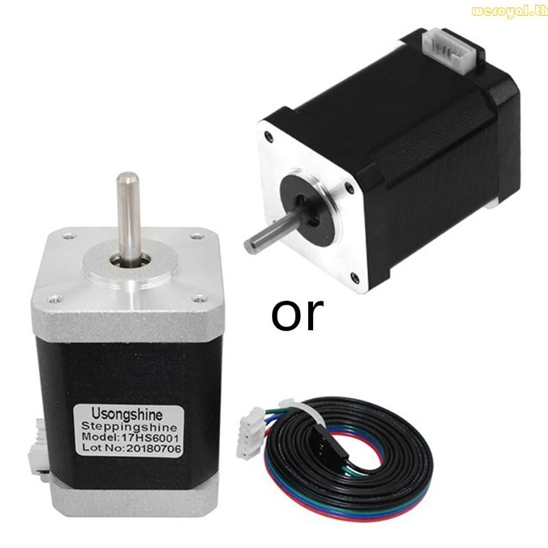 STEPPERONLINE NEMA 24 Stepper Motor Dual Shaft 4Nm 60x100mm 3A 8-wire - View #2