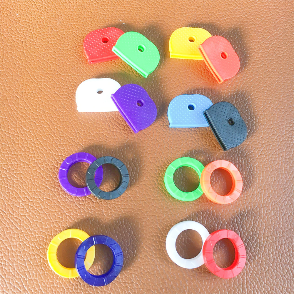 10pcs Key ครอบคลุมหมวกสี Key Caps แท็กชุดพลาสติก Key Identifier แหวน ...