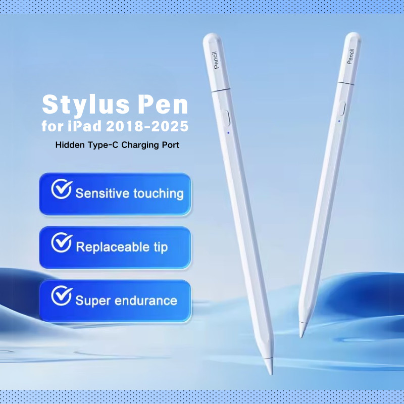 2025 USB-C Stylus Pen for IOS Tablet Pencil Palm Rejection Hidden ...
