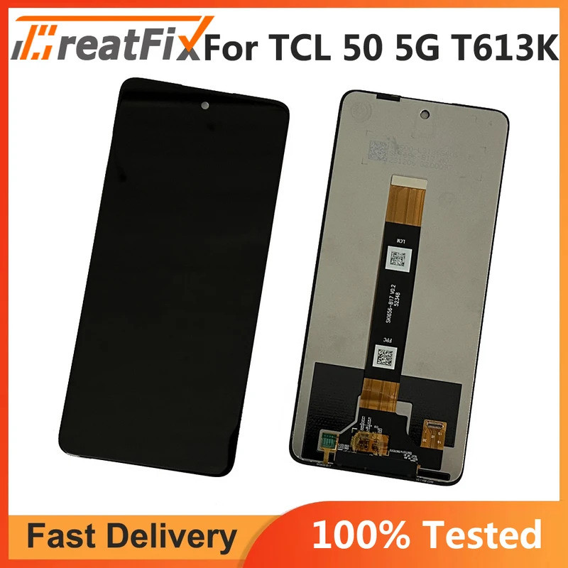 จอแสดงผล LCD ขนาด 6.6 นิ้วสำหรับ TCL 50 5G T613K ที่ผ่านการทดสอบแล้ว ...