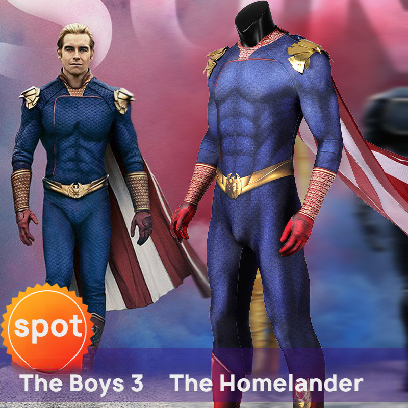 The Boys Season 3 The Homelander คอสเพลย์บอดี้สูท Full Outfit ...
