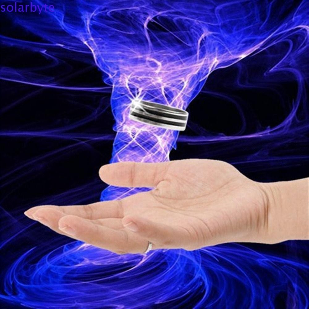 SOLARBYTE Magic Ring Tricks, Mentalism Gimmick Prop Magic แหวนลอย,ของ ...
