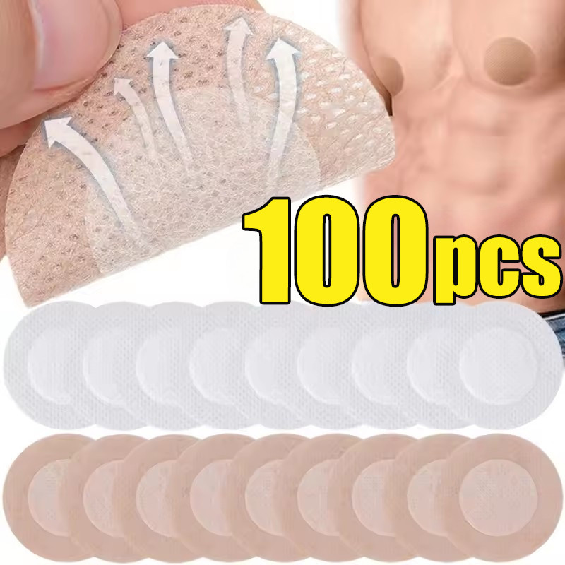 แผ่นแปะหน้าอกผู้ชาย Anti-Bulge ระบายอากาศได้ - ที่มองไม่เห็น Traceless ...