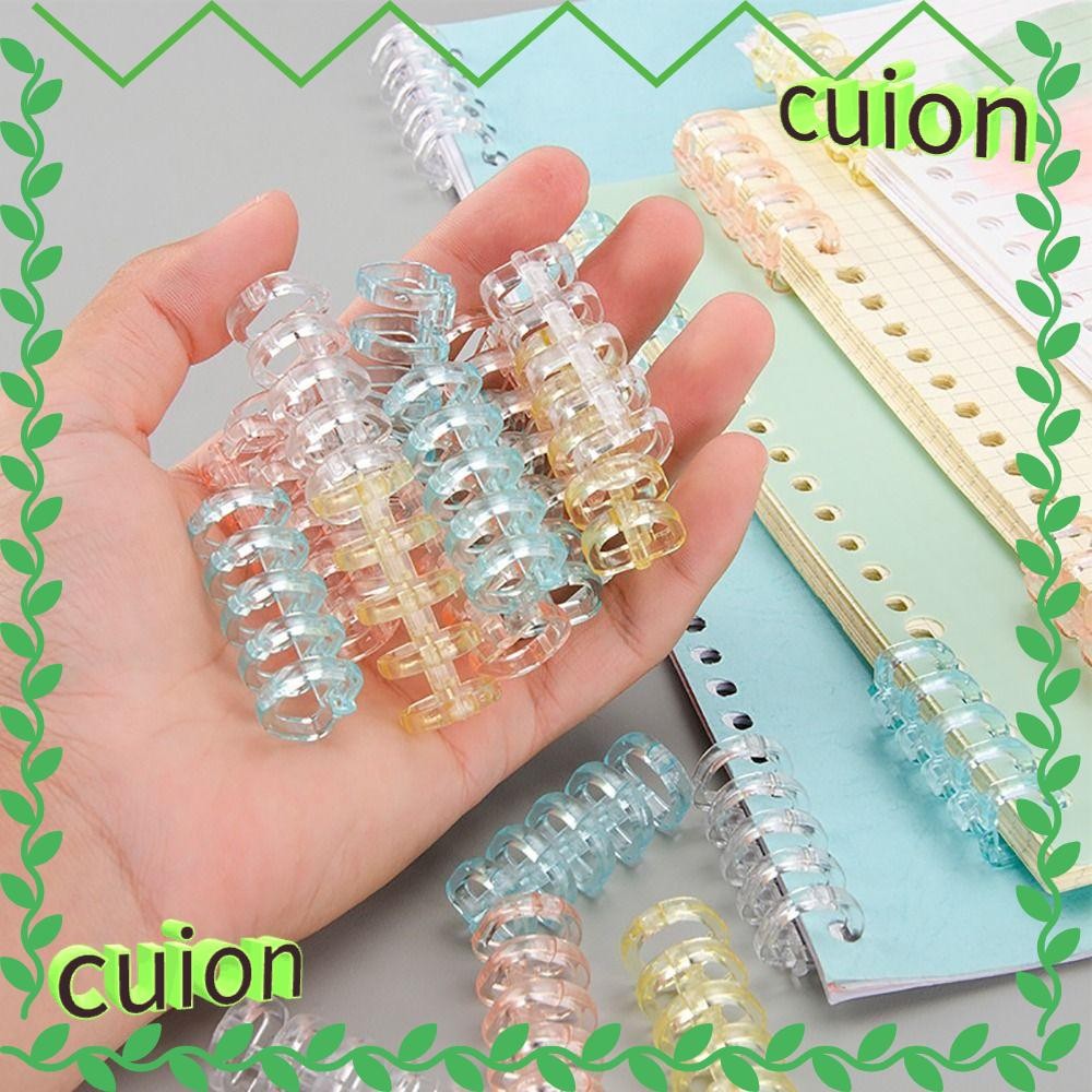 CUION1413 10 ชิ้นหลวม, Binding Spines Snap แยกการเรียนรู้การ์ด Binder ...