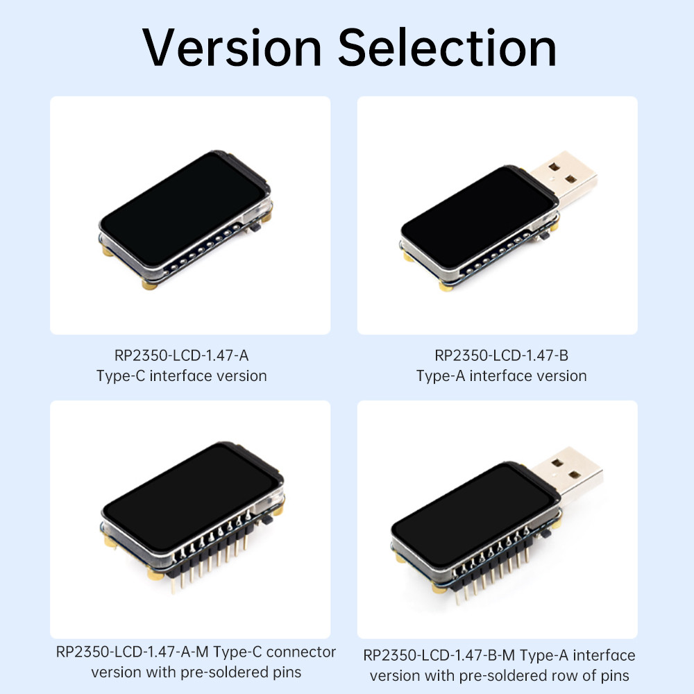 DIYMORE RP2350 1.47 นิ้ว Lcd Development Board 262K สี Lcd Screen ...