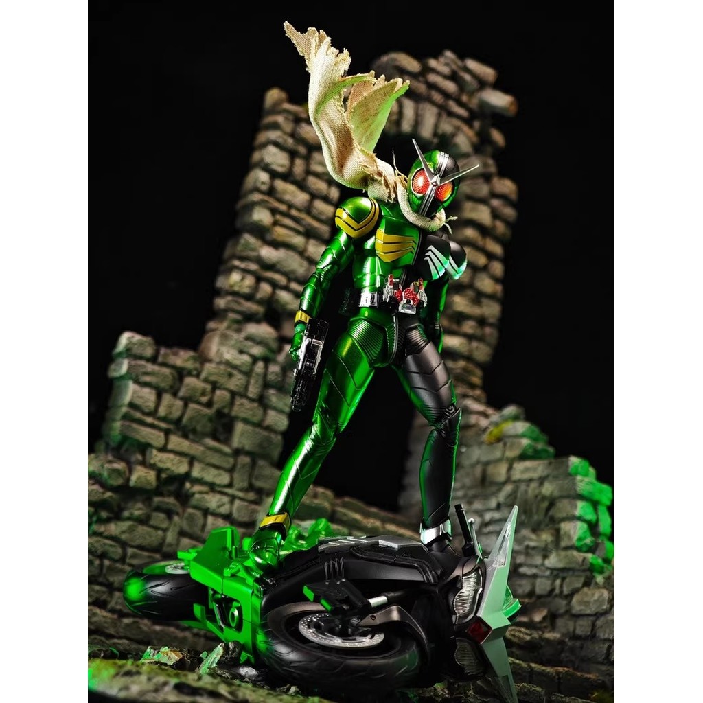 NANA shf Kamen Rider Chase Cyclone Skull Cyclone ผ้าพันคอเคป | Shopee ...