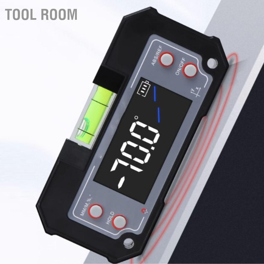 Tool Room Digital Angle Gauge Magnetic Leveler Level Finder Protractor ...