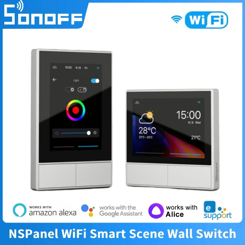Sonoff nspanel EU US Smart Scene Wall SWITCH WIFI Smart Thermostat ...