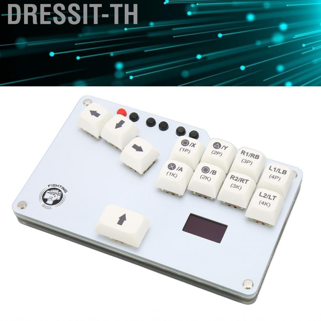Dressit-th คีย์บอร์ด Latency Latency Fighting Box สำหรับ Hitbox WASD ...