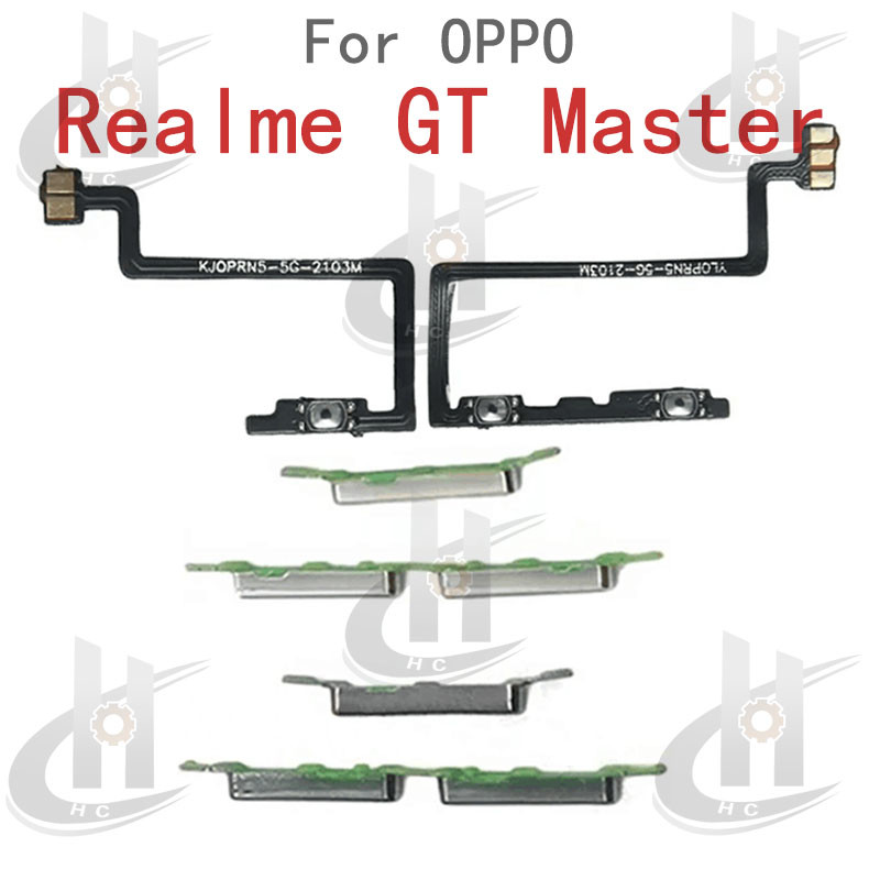 สําหรับ OPPO Realme GT Master RMX3363 RMX3360 ระดับเสียงด้านข้างปุ่ม ...
